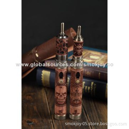 Smokjoy N Fire LA3/LA4 Wooden Atomizers with 2.5mL Capacity, OEM Orders Available